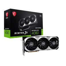 MSI VGA NVIDIA GeForce RTX 4080 VENTUS 3X OC 16G, RTX 4080, 16GB GDDR6X, 3xDP, 1xHDMI MSI VGA NVIDIA GeForce RTX 4080 VENTUS 3X OC 16G, RTX 4080, 16GB GDDR6X, 3xDP, 1xHDMI