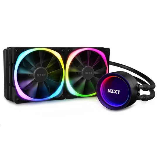 NZXT vodní chladič Kraken X53 RGB / 2x 120mm fan / LGA 2066/2011(-3)/1366/1156/1155/1151/1150/AM4