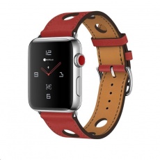 COTECi kožený řemínek pro Apple Watch 38 / 40mm červená COTECi kožený řemínek pro Apple Watch 38 / 40mm červená