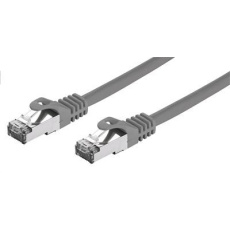 C-TECH kabel patchcord Cat7, S/FTP, šedý, 2m C-TECH kabel patchcord Cat7, S/FTP, šedý, 2m