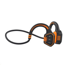 EVOLVEO bezdrátová sluchátka BoneSwim MP3 16GB, na lícní kosti, oranžová EVOLVEO bezdrátová sluchátka BoneSwim MP3 16GB, na lícní kosti, oranžová