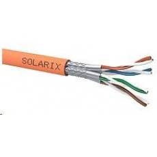 Instalační kabel Solarix SSTP, Cat7A, drát, LSOHFR, cívka 500m SXKD-7A-1200-SSTP-LSOHFR-B2ca Instalační kabel Solarix SSTP, Cat7A, drát, LSOHFR, cívka 500m SXKD-7A-1200-SSTP-LSOHFR-B2ca