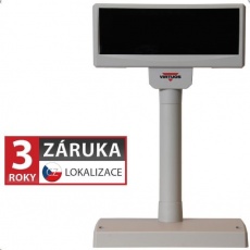 Virtuos zákaznický display FV-2029M, 2 x 20 znaků 9 mm, RS232, včetně napájení +12V Virtuos zákaznický display FV-2029M, 2 x 20 znaků 9 mm, RS232, včetně napájení +12V