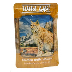 Kap.Wild Life Cat kureci+krevety 80g Kap.Wild Life Cat kureci+krevety 80g