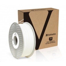 VERBATIM 3D Printer Filament ABS 1.75mm, 404m, 1kg white VERBATIM 3D Printer Filament ABS 1.75mm, 404m, 1kg white
