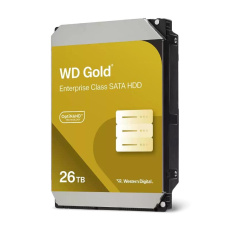 WD GOLD WD261KRYZ 26TB, SATA III 3.5", 512MB 7200RPM, 291MB/s, CMR, Enterprise WD GOLD WD261KRYZ 26TB, SATA III 3.5", 512MB 7200RPM, 291MB/s, CMR, Enterprise