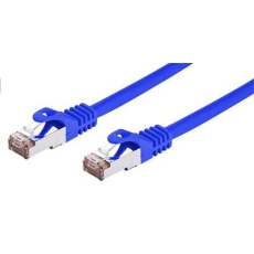 C-TECH kabel patchcord Cat6, FTP, modrý, 1m C-TECH kabel patchcord Cat6, FTP, modrý, 1m