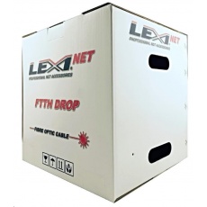 Optický kabel LEXI-Net DROP FTTx, 8x 9/125 SM, G.657A1, LS0H, černý, cívka 1km Optický kabel LEXI-Net DROP FTTx, 8x 9/125 SM, G.657A1, LS0H, černý, cívka 1km