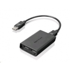 LENOVO adaptér DisplayPort to Dual DisplaPort - přenos signálu z DP na Dual DP LENOVO adaptér DisplayPort to Dual DisplaPort - přenos signálu z DP na Dual DP