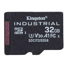 Kingston MicroSDHC karta 32GB Industrial C10 A1 pSLC Card Single Pack Kingston MicroSDHC karta 32GB Industrial C10 A1 pSLC Card Single Pack