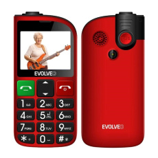 EVOLVEO Mobilní telefon pro seniory s nabíjecím stojánkem EasyPhone FL, červená EVOLVEO Mobilní telefon pro seniory s nabíjecím stojánkem EasyPhone FL, červená