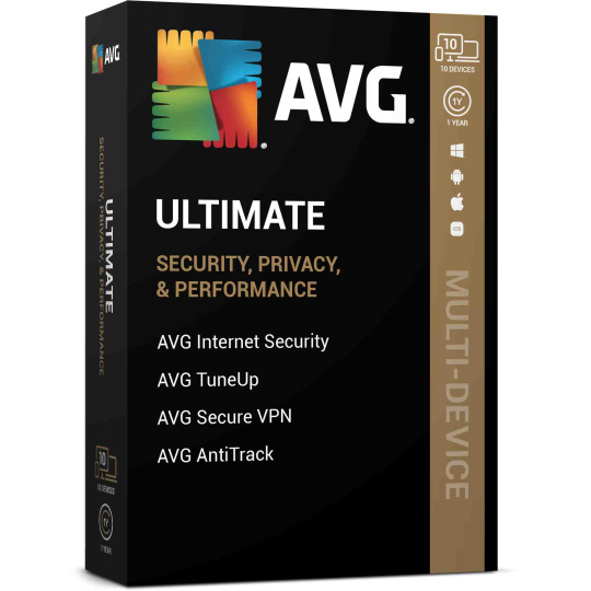 _Nová AVG Ultimate (Multi-Device, max. 10 připojených PC ) na 12 měsíců