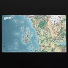 Konix Dungeons & Dragons Faerun Map Mousepad Konix Dungeons & Dragons Faerun Map Mousepad