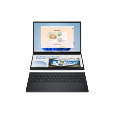 ASUS NTB Zenbook Duo (UX8406CA-OLED166X), Ultra 9-285H, 14" 2880 x 1800, 32GB, 1TB SSD, Intel Arc, W11 Pro, Gray ASUS NTB Zenbook Duo (UX8406CA-OLED166X), Ultra 9-285H, 14" 2880 x 1800, 32GB, 1TB SSD, Intel Arc, W11 Pro, Gray