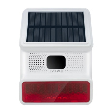 EVOLVEO SecuPro, bezdrátová siréna se solárním napájením EVOLVEO SecuPro, bezdrátová siréna se solárním napájením