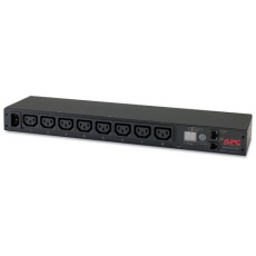 APC Rack PDU, Metered, 1U, 12A/208V, 10A/230V, (8)C13, IEC-320 C14 2m APC Rack PDU, Metered, 1U, 12A/208V, 10A/230V, (8)C13, IEC-320 C14 2m