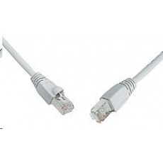 Solarix Patch kabel CAT5E SFTP PVC 10m šedý snag-proof C5E-315GY-10MB