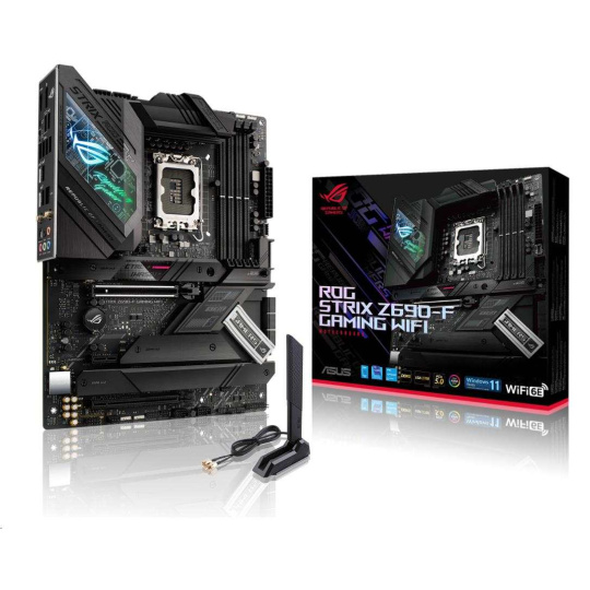 BAZAR - ASUS MB Sc LGA1700 ROG STRIX Z690-F GAMING WIFI, Intel Z690, 4xDDR5, 1xDP,1xHDMI - Po opravě (Bez příslušenství)