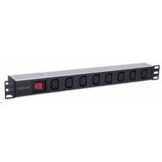 Intellinet rozvodný panel PDU, 8x C13 zásuvka, rack 1U, 2m odpojitelný kabel Intellinet rozvodný panel PDU, 8x C13 zásuvka, rack 1U, 2m odpojitelný kabel