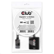 Club3D adaptér aktivní DisplayPort na VGA Club3D adaptér aktivní DisplayPort na VGA