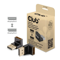 Club3D Adaptér DisplayPort na DisplayPort 1.4, 4K120Hz, 8K30Hz, 90° Club3D Adaptér DisplayPort na DisplayPort 1.4, 4K120Hz, 8K30Hz, 90°