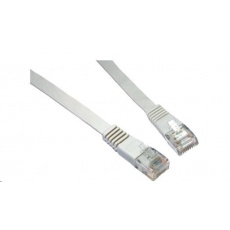 Solarix Patch kabel plochý CAT6 UTP LSOH 5m šedý non-snag-proof C6-111GY-5MB Solarix Patch kabel plochý CAT6 UTP LSOH 5m šedý non-snag-proof C6-111GY-5MB
