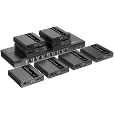 PREMIUMCORD HDMI 1-8 splitter+extender po CAT6/6a/7, UHD 4K@30Hz až na 70m PREMIUMCORD HDMI 1-8 splitter+extender po CAT6/6a/7, UHD 4K@30Hz až na 70m