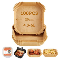 Cosori Papírové formy pro horkovzdušné fritézy 100ks (20cm - 4.5-6L) Cosori Papírové formy pro horkovzdušné fritézy 100ks (20cm - 4.5-6L)