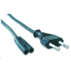 GEMBIRD Kabel napájecí 230V 1,8m (2-pin C7 konektor "flexošňůra") GEMBIRD Kabel napájecí 230V 1,8m (2-pin C7 konektor "flexošňůra")