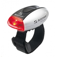 Sigma světlo na kolo MICRO stříbrná / zadní světlo LED-červená Sigma světlo na kolo MICRO stříbrná / zadní světlo LED-červená
