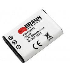 Braun akumulátor PENTAX D-Li78, Nikon EN-EL11, Olympus LI-60, Ricoh DB-80, Sanyo DB-L80, 680mAh Braun akumulátor PENTAX D-Li78, Nikon EN-EL11, Olympus LI-60, Ricoh DB-80, Sanyo DB-L80, 680mAh