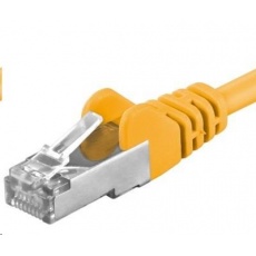 PREMIUMCORD Patch kabel CAT6a S-FTP, RJ45-RJ45, AWG 26/7 1m žlutá PREMIUMCORD Patch kabel CAT6a S-FTP, RJ45-RJ45, AWG 26/7 1m žlutá