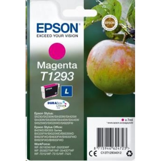 EPSON ink bar Singlepack "Jablko" Magenta T1293 DURABrite Ultra Ink (7 ml)
