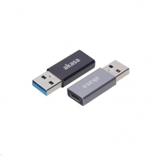 AKASA adaptér USB3.1 Gen2 Type-C na Type-A (F/M), 2ks v balení AKASA adaptér USB3.1 Gen2 Type-C na Type-A (F/M), 2ks v balení