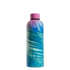 Puro Hot&Cold Texture láhev z nerezové oceli, double wall, 500ml Blue Palm Puro Hot&Cold Texture láhev z nerezové oceli, double wall, 500ml Blue Palm