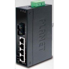 Planet ISW-511, 4x 10/100Base-TX+ 1x 100FX 2km, MM, DIN, IP30 Planet ISW-511, 4x 10/100Base-TX+ 1x 100FX 2km, MM, DIN, IP30