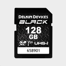 Delkin SDXC BLACK Rugged UHS-I R90/W90 (V30) 128GB Delkin SDXC BLACK Rugged UHS-I R90/W90 (V30) 128GB