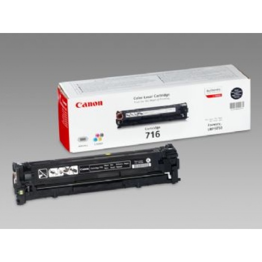 Canon TONER CRG-716BK černý pro i-Sensys LBP5050, LBP5050N, LBP5360, MF-8030Cn, MF-8040Cn, MF-8050Cn  (2 300 str.)