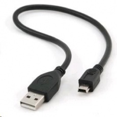 GEMBIRD Kabel USB 2.0 A-Mini B (5pin) 30cm k externím HDD (ADATA, WD, ...) GEMBIRD Kabel USB 2.0 A-Mini B (5pin) 30cm k externím HDD (ADATA, WD, ...)