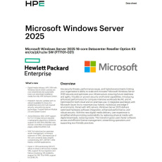 HPE Windows Server 2025 16-core Datacenter Reseller Option Kit (CZ EN Russia Pol Swe) HPE Windows Server 2025 16-core Datacenter Reseller Option Kit (CZ EN Russia Pol Swe)