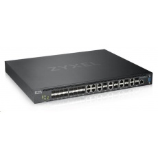 Zyxel XS3800-28 28-port 10GbE L2+ Managed Switch, MultiGig, 16x 10GbE SFP+, 4x 10GbE RJ45, 8x 10G RJ45/SFP+ combo