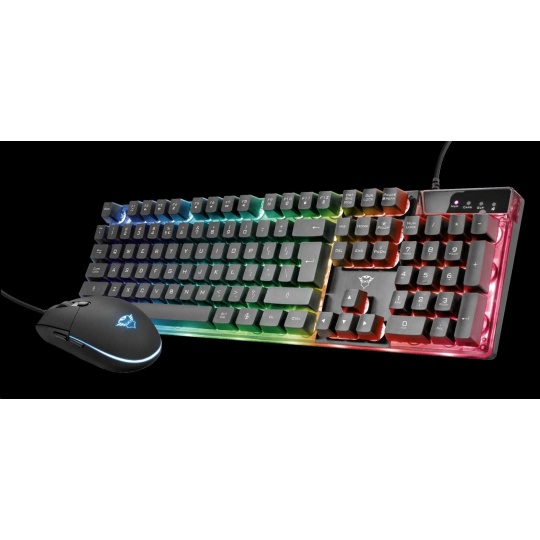 TRUST set klávesnice + myš GXT 838 Azor Gaming Combo CZ/SK