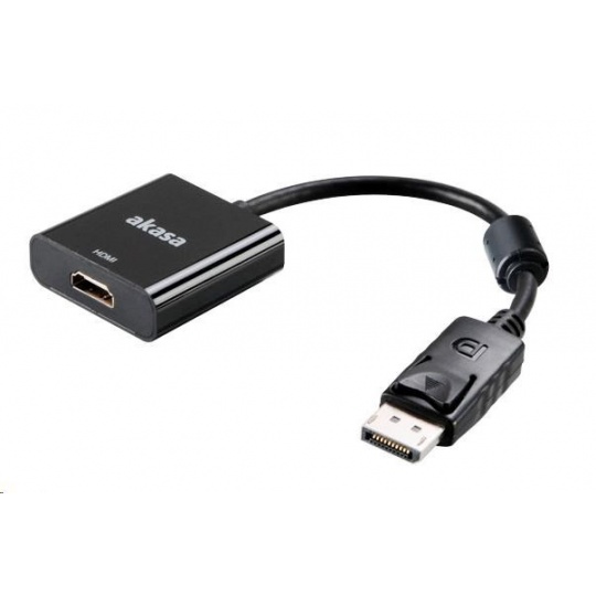 AKASA redukce DisplayPort na HDMI 4k*2k, 20cm  (aktivní)