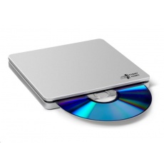 HITACHI LG - externí mechanika DVD-W/CD-RW/DVD±R/±RW/RAM/M-DISC GP70NS50, Blade Ultra Slim, Silver, box+SW HITACHI LG - externí mechanika DVD-W/CD-RW/DVD±R/±RW/RAM/M-DISC GP70NS50, Blade Ultra Slim, Silver, box+SW