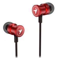 GENIUS sluchátka HS-M316 METALLIC RED, 4pin 3,5 mm jack, červená GENIUS sluchátka HS-M316 METALLIC RED, 4pin 3,5 mm jack, červená