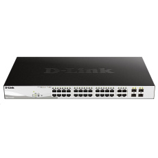 D-Link DGS-1210-28P 28-port Gigabit Smart+ PoE Switch, 24x GbE PoE+, 4x RJ45/SFP, PoE 193W D-Link DGS-1210-28P 28-port Gigabit Smart+ PoE Switch, 24x GbE PoE+, 4x RJ45/SFP, PoE 193W