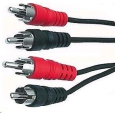 PREMIUMCORD Kabel audio 2x Cinch - 2x Cinch (RCA, M/M) 2m PREMIUMCORD Kabel audio 2x Cinch - 2x Cinch (RCA, M/M) 2m