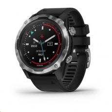 Garmin Descent Mk2 Sapphire, Silver/Black band Garmin Descent Mk2 Sapphire, Silver/Black band