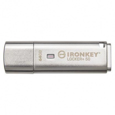 Kingston Flash Disk IronKey 64GB IKLP50 Locker+ 50 AES USB, w/256bit Encryption Kingston Flash Disk IronKey 64GB IKLP50 Locker+ 50 AES USB, w/256bit Encryption