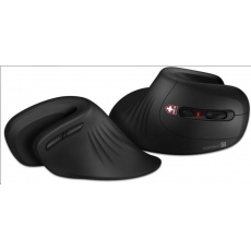 CONNECT IT FOR HEALTH ergonomická vertikální myš (+ 1x AA baterie zdarma) bezdrátová, černá CONNECT IT FOR HEALTH ergonomická vertikální myš (+ 1x AA baterie zdarma) bezdrátová, černá